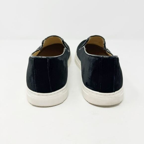 Charlotte Olympia Cool Cat Slip On Sneakers Black Velvet Size 40 / US 9 - Picture 6 of 10